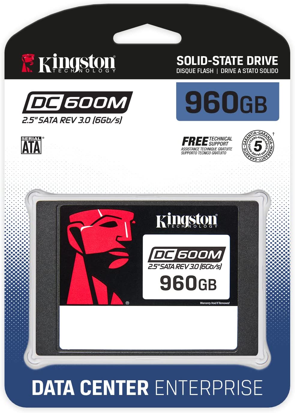 Kingston Накопичувач SSD 2.5" 960GB SATA DC600M