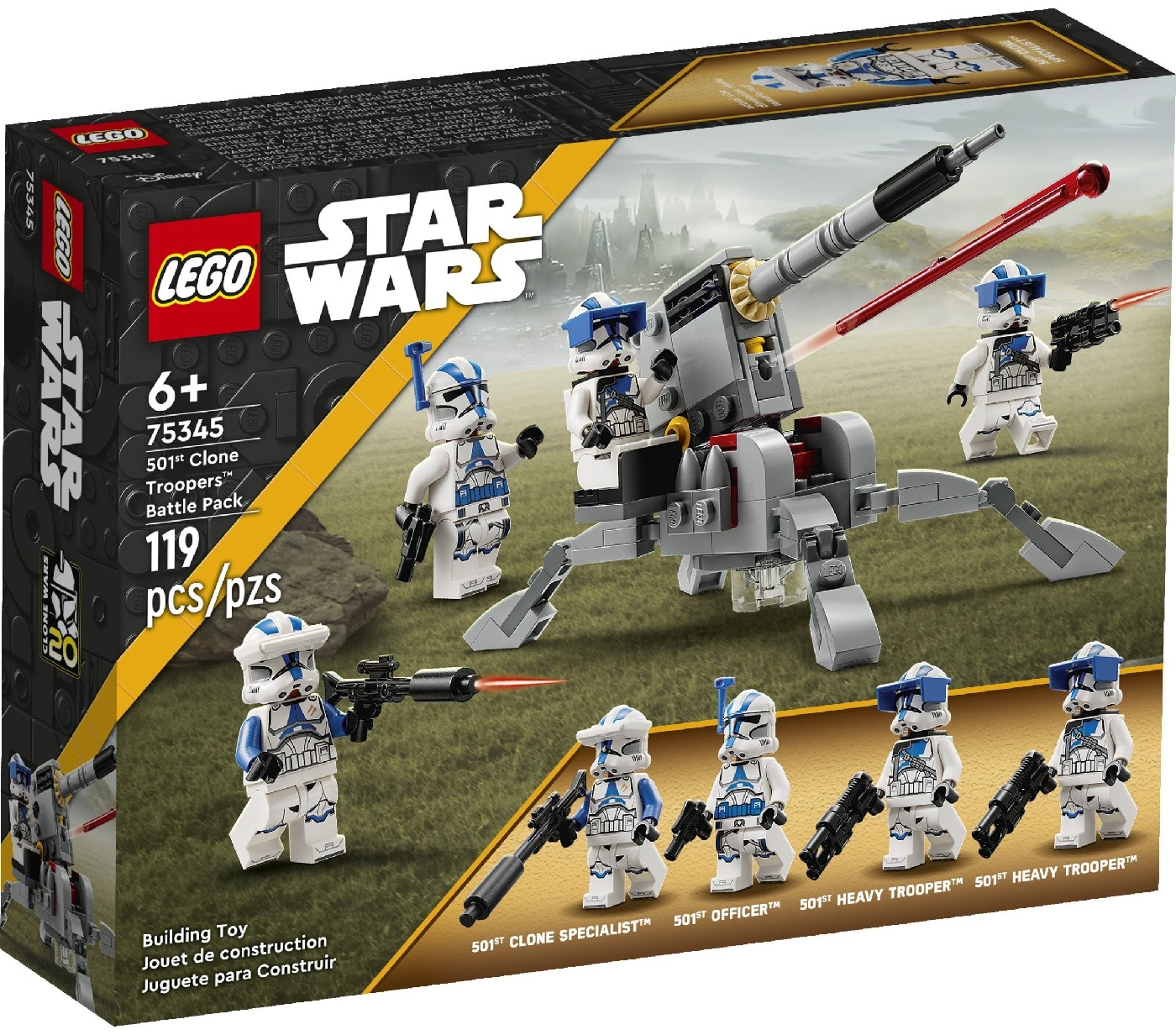 LEGO 75345 Star Wars TM Бойовий загін бійців-клонів 501-го легіону