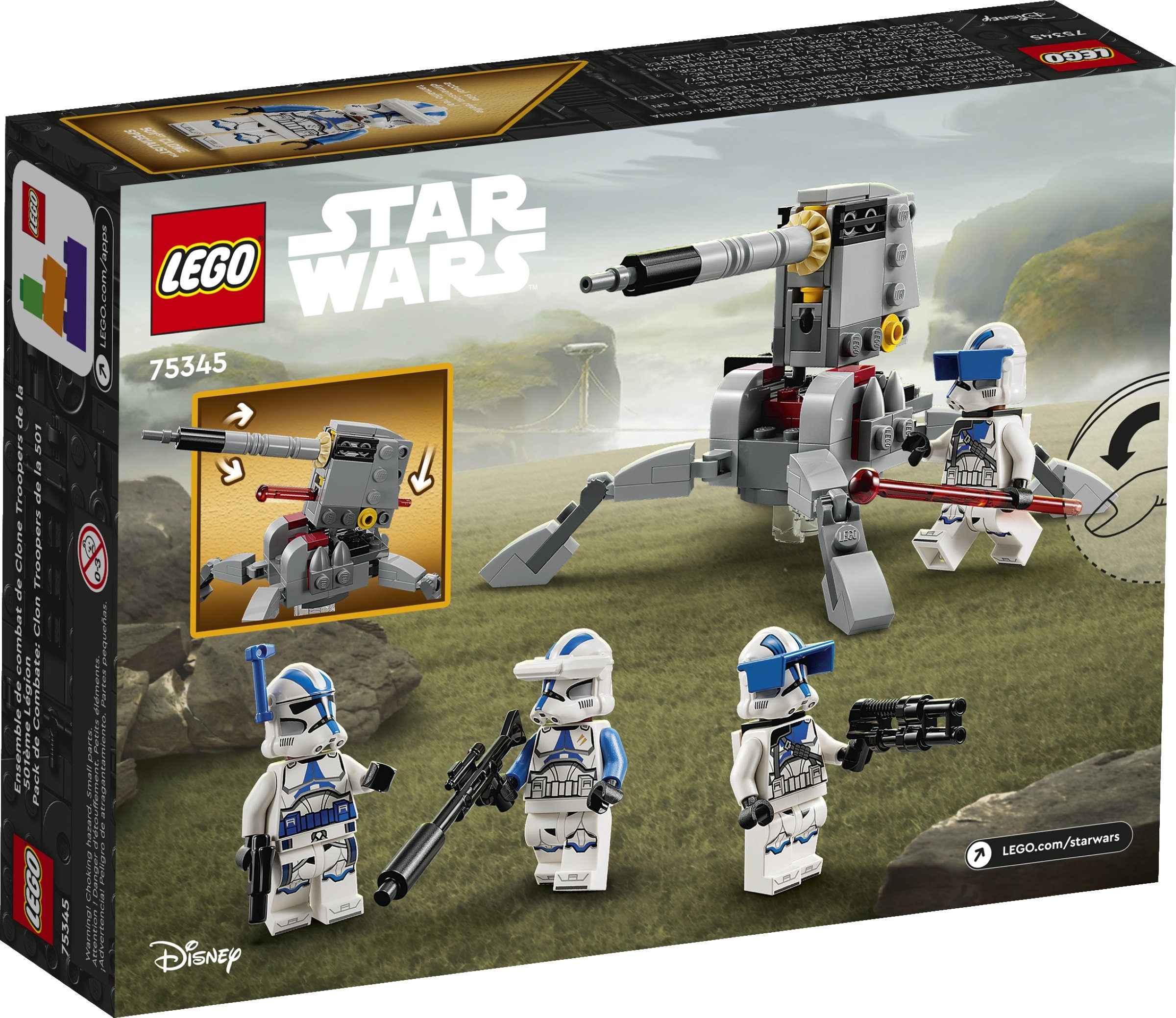 LEGO 75345 Star Wars TM Бойовий загін бійців-клонів 501-го легіону