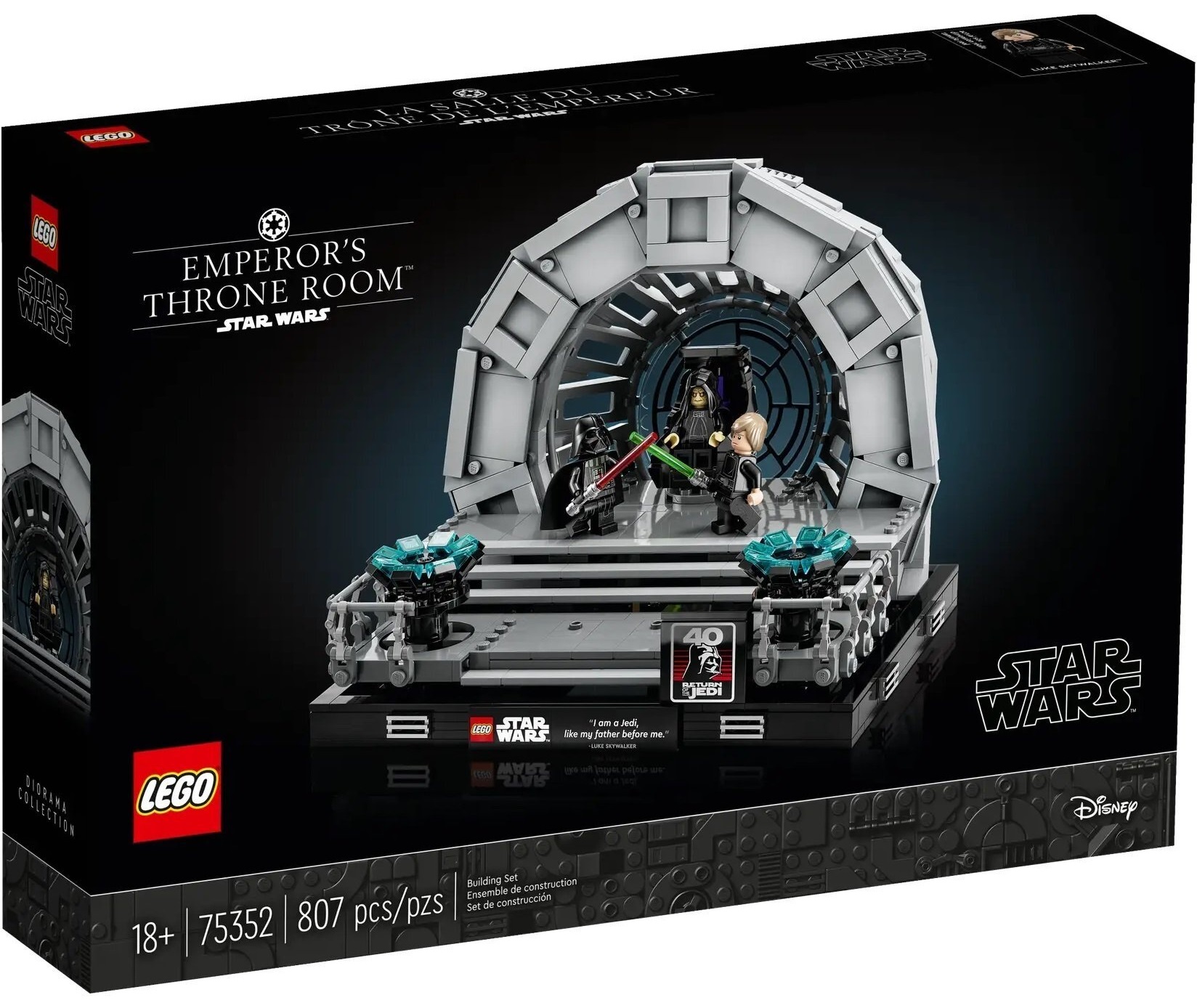 LEGO 75352 Star Wars Діорама «Тронна зала імператора»