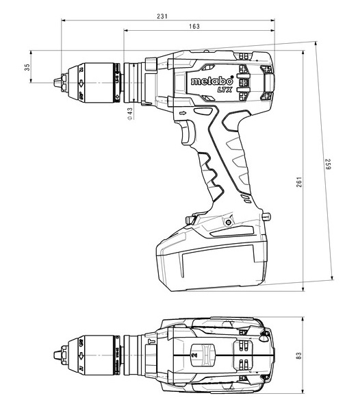 Акумуляторний ударний шуруповерт Metabo SB 18 LTX Impuls (каркас без акумулятора)