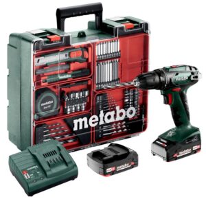 Шуруповерт-дриль Metabo BS 18 Mobile Werkstatt, акумуляторний (602207880)