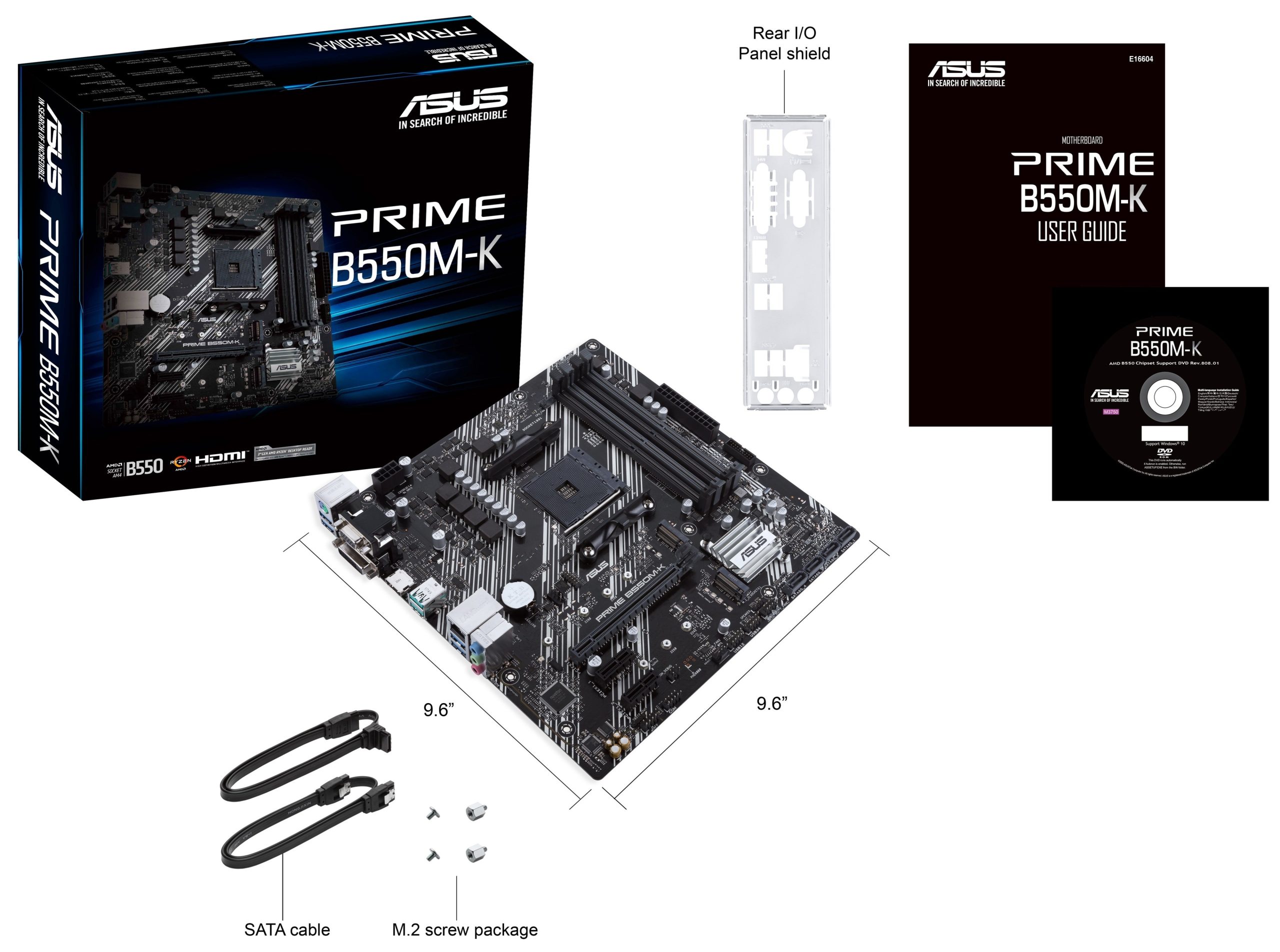 Материнская плата ASUS PRIME B550M-K (90MB14V0-M0EAY0)