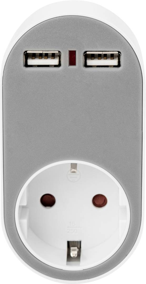 Digitus Зарядний пристрій Universal USB + Power Socket