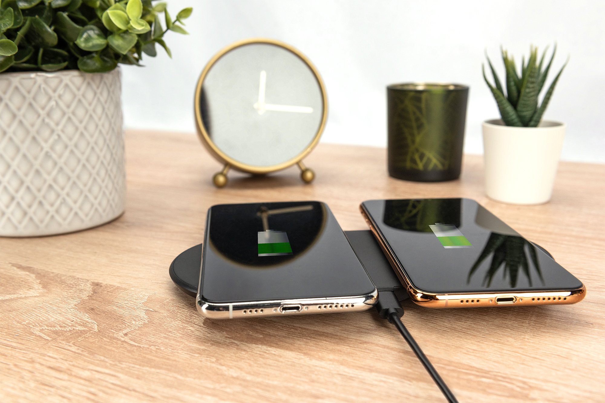 Digitus Зарядний пристрій Wireless Charging, Pad, Duo, 15W