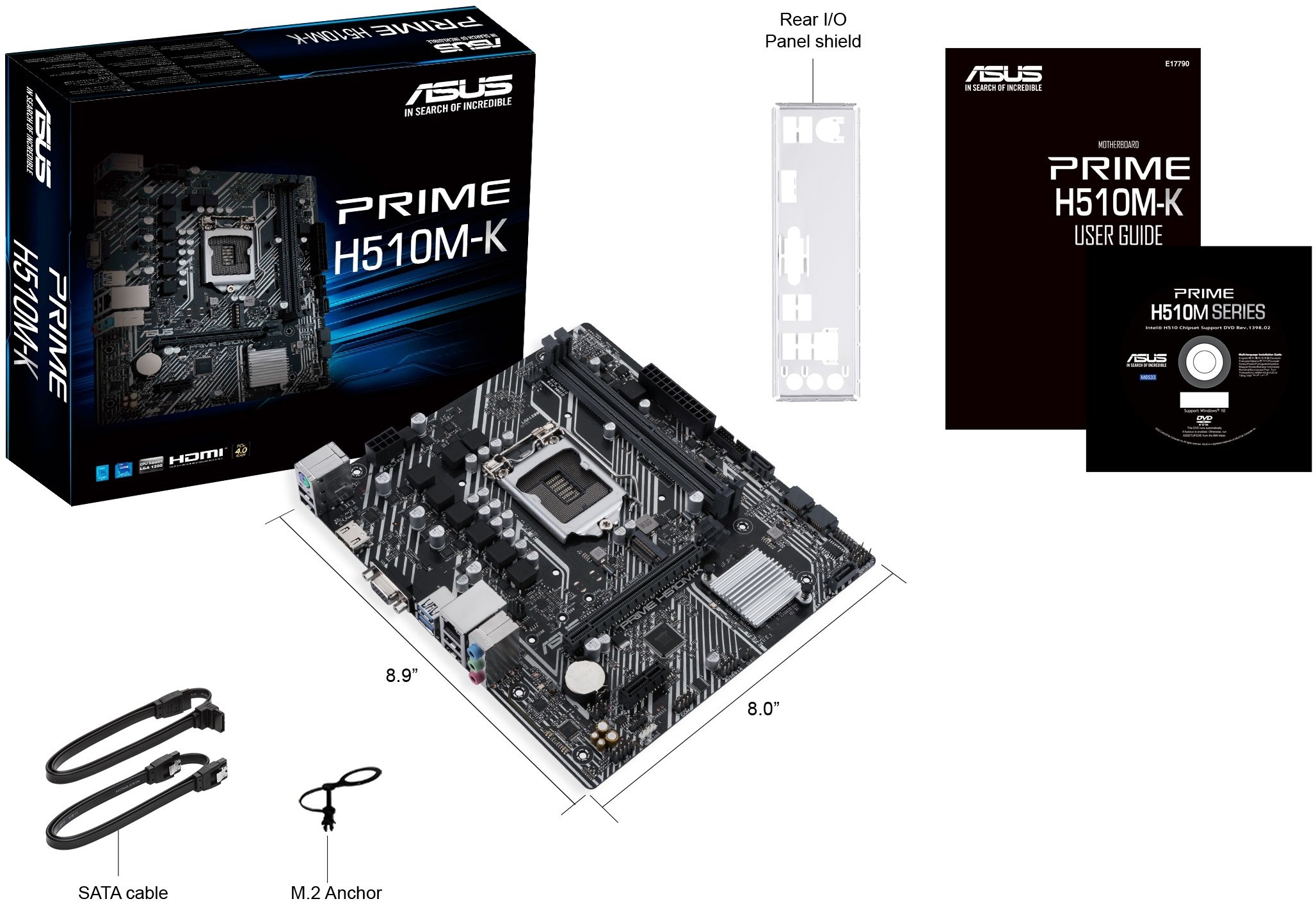 Материнська плата ASUS PRIME H510M-K (90MB17N0-M0EAY0)