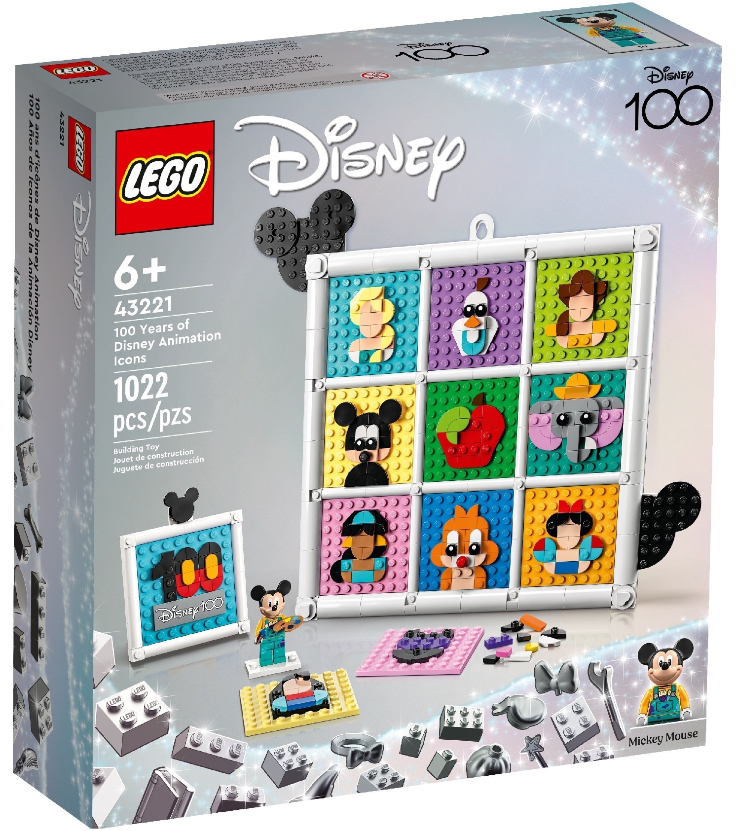 LEGO 43221 Disney 100-ті роковини мультиплікації Disney