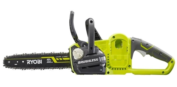 Пила ланцюгова акумуляторна Ryobi RCS1830-140B, 18В ONE+, акб 1х4Аг, шина 30см, безщіткова, 3.9кг