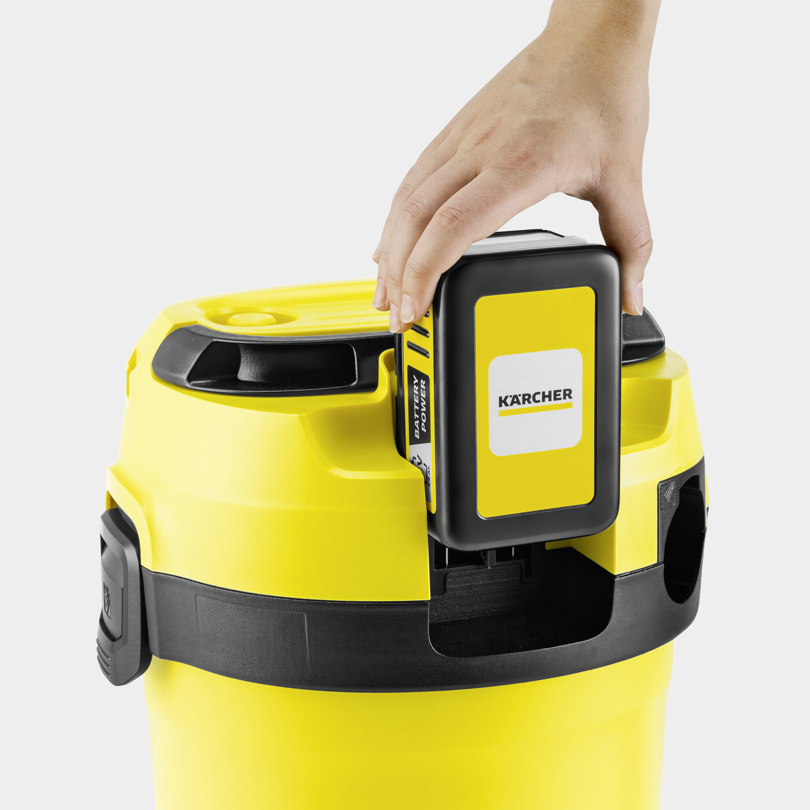 Пилосос професійний акумуляторний Karcher WD 3-18, 18В, контейнер 17л, без АКБ и ЗП