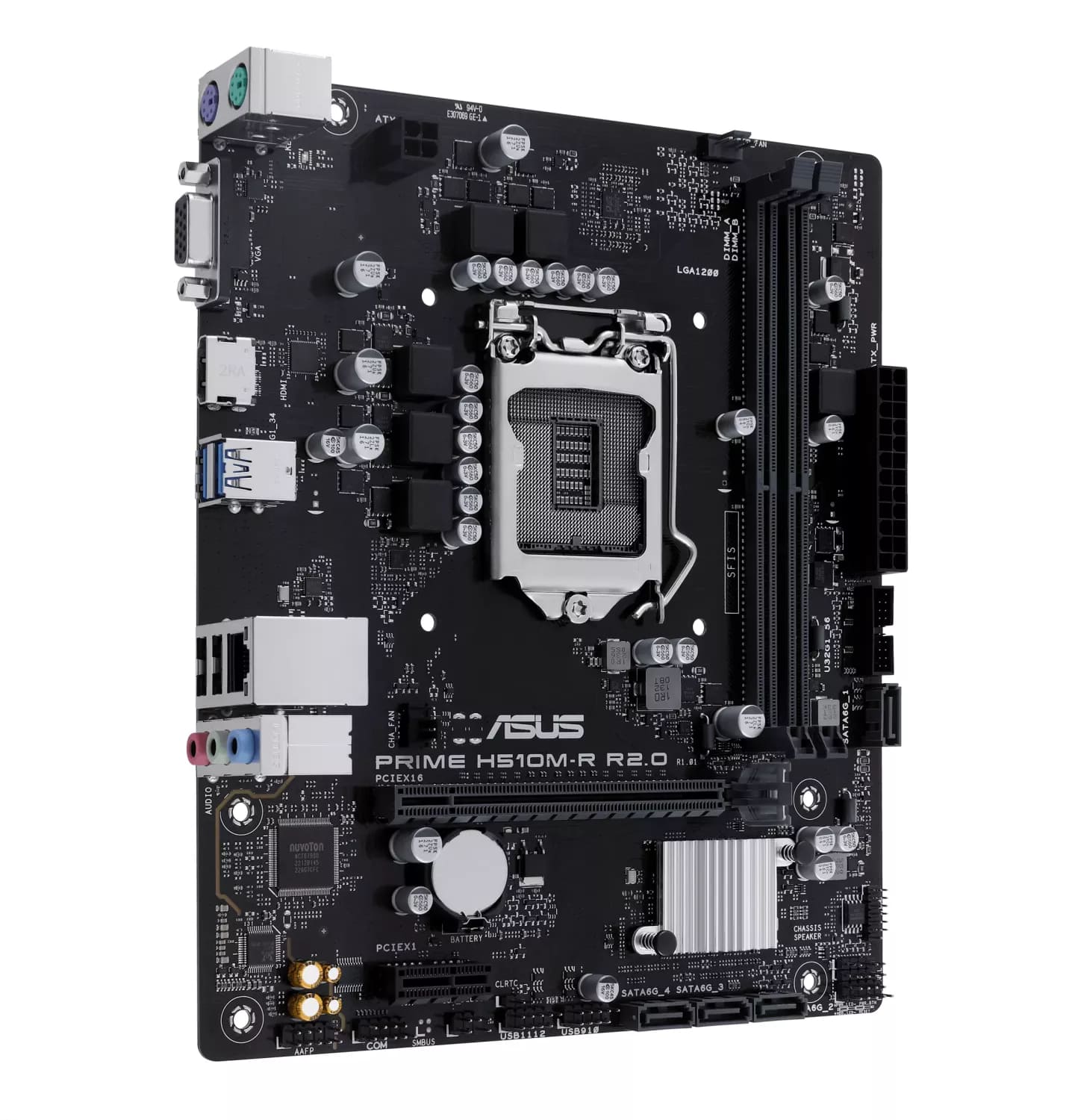 Материнська плата ASUS PRIME H510M-R R2.0-SI (90MB1EX0-M0ECY0)