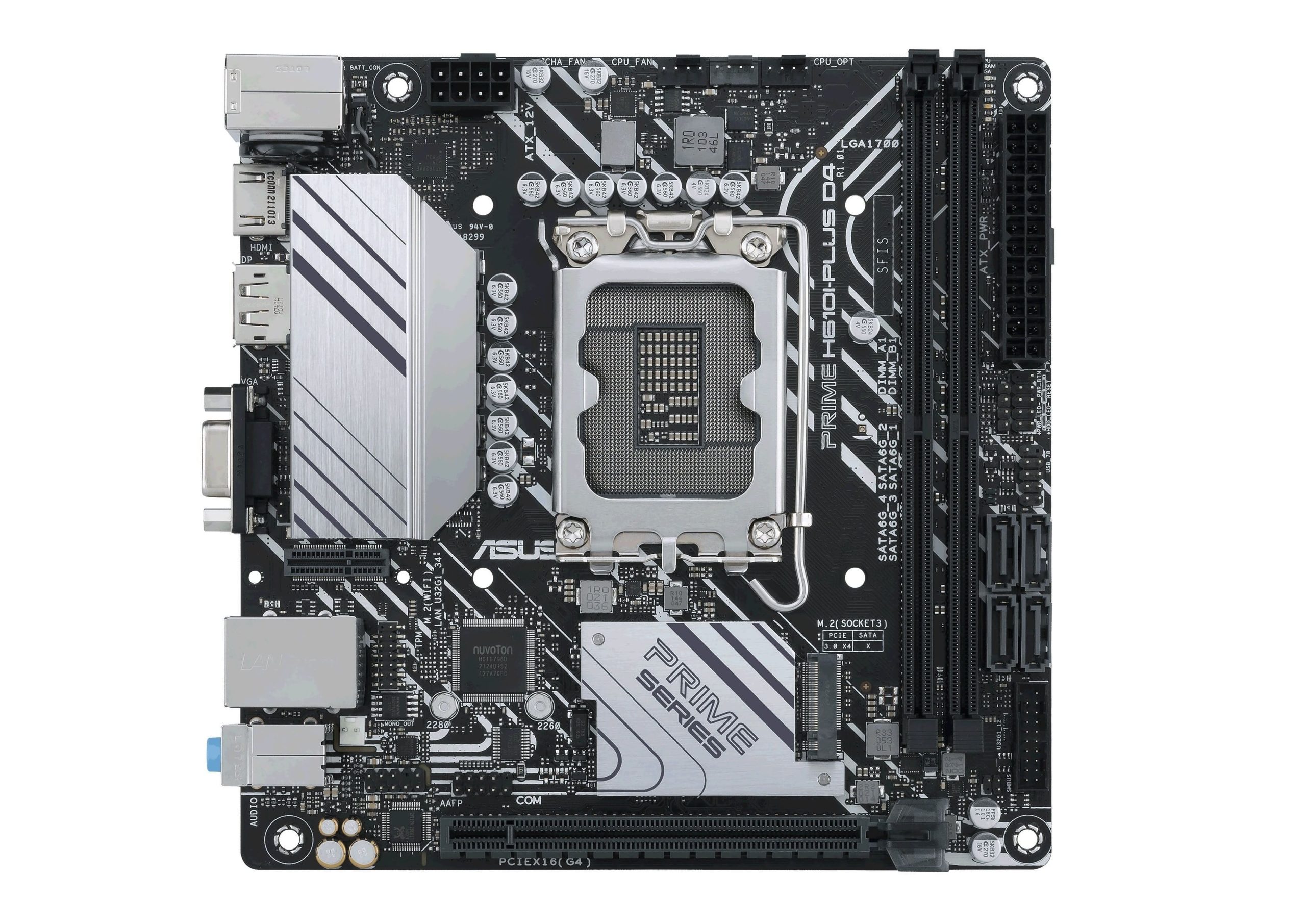 Материнська плата ASUS PRIME H610I-PLUS D4-CSM (90MB1B20-M0EAYC)