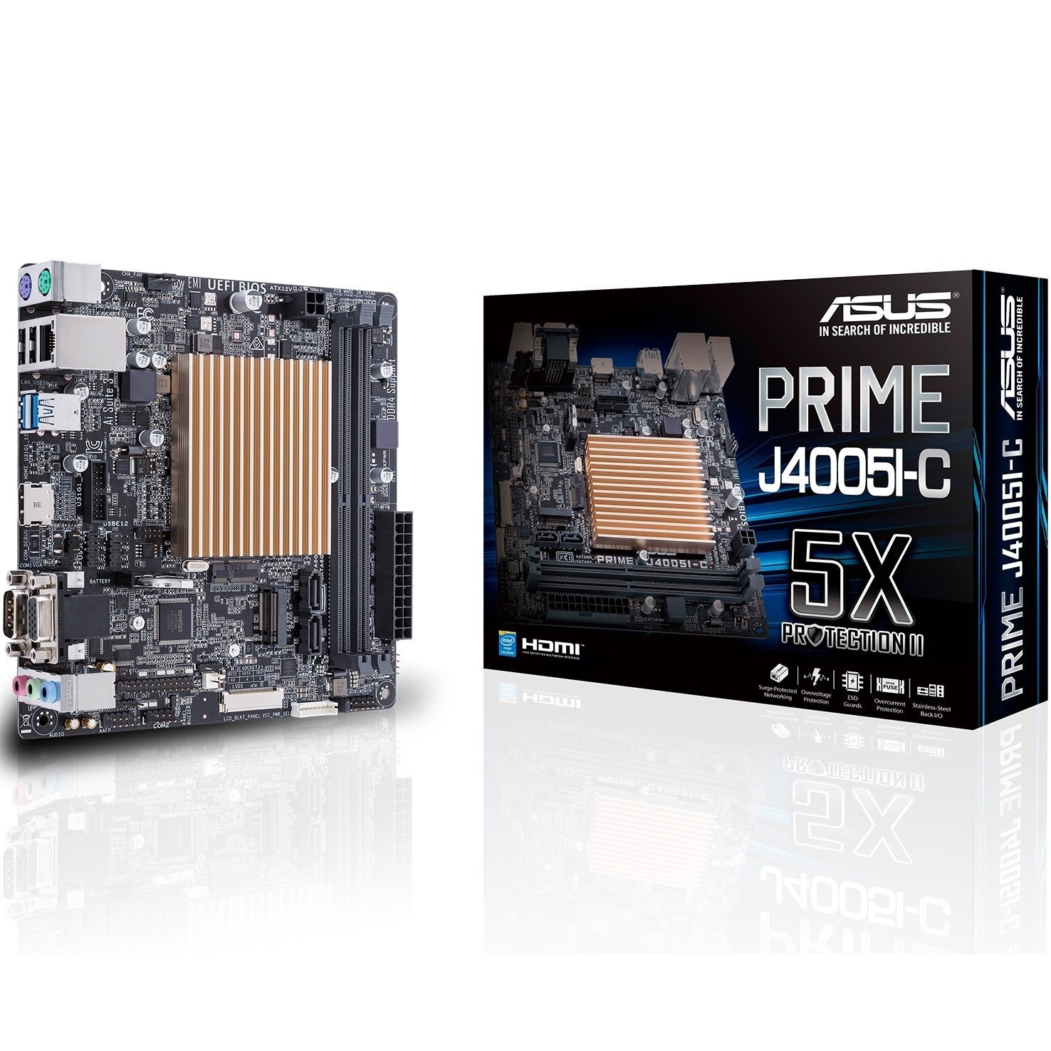 Материнська плата ASUS PRIME J4005I-C Celeron DC (90MB0W90-M0EAY1)