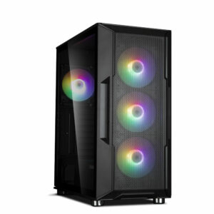 Корпус Zalman I3 NEO BLACK, без БЖ, 1xUSB3.0, 2xUSB2.0, 4x120mm RGB fans, TG Side Panel, ATX, Black