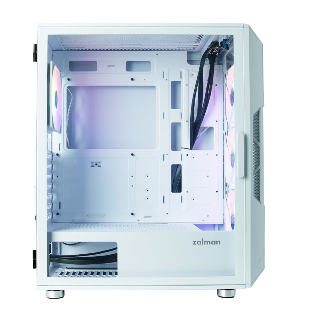 Zalman Корпус I3 Neo, без БЖ, 1xUSB3.0, 2xUSB2.0, 4x120mm RGB fans, TG Side Panel, ATX, білий