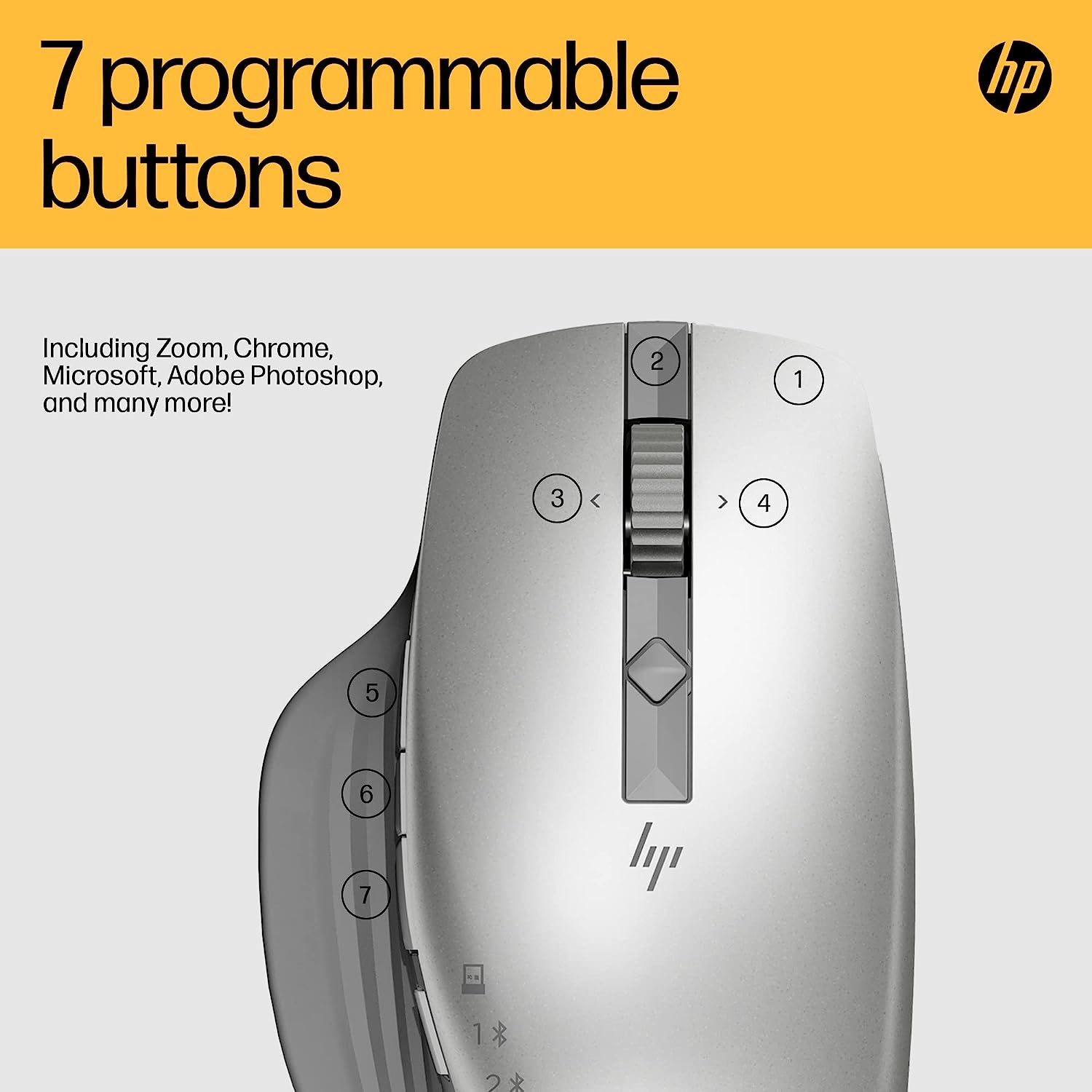 Миша HP Creator 930, WL, сріблястий