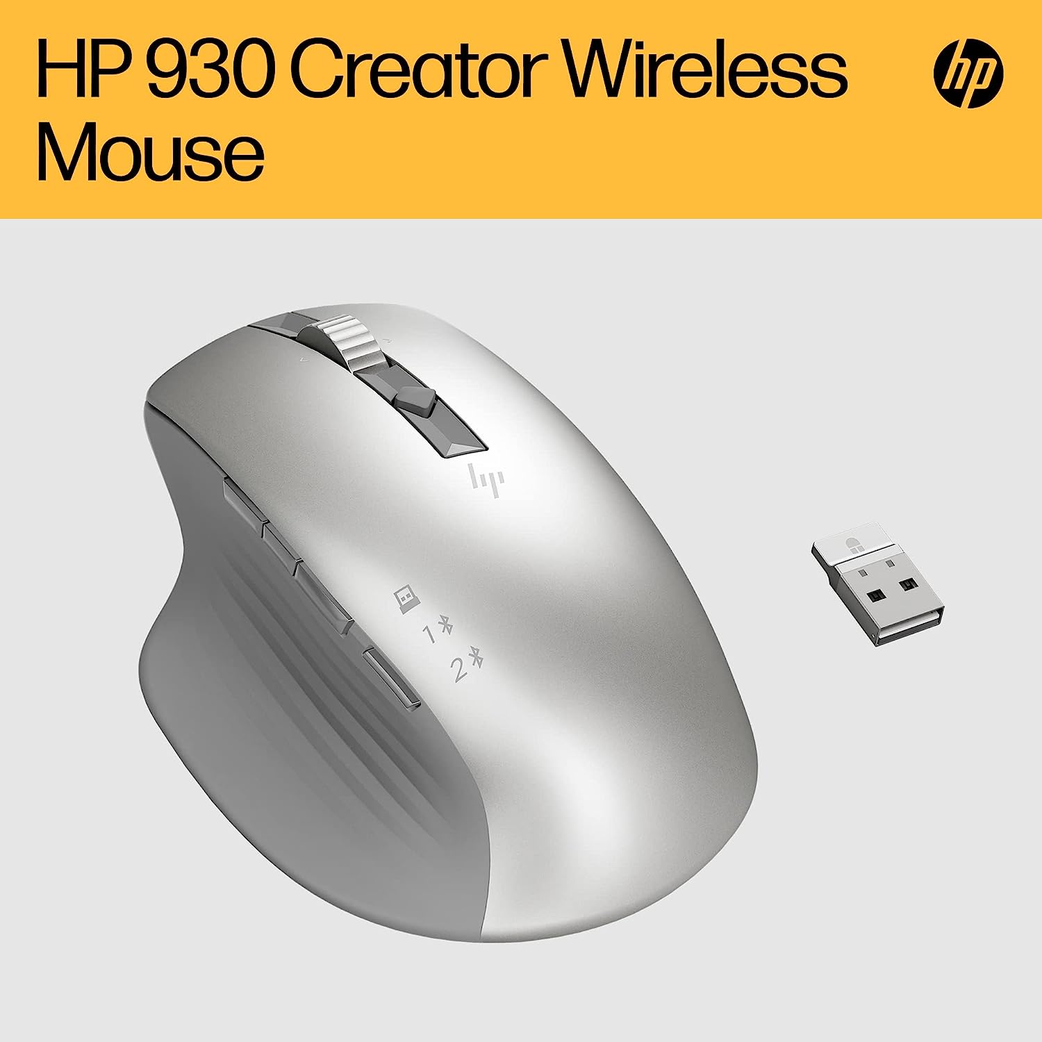 Миша HP Creator 930, WL, сріблястий