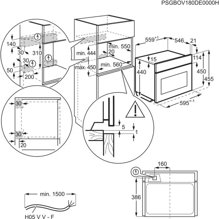 Духова шафа Electrolux EVM8E08V