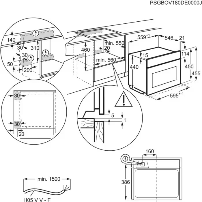 Духова шафа Electrolux EVM8E08V