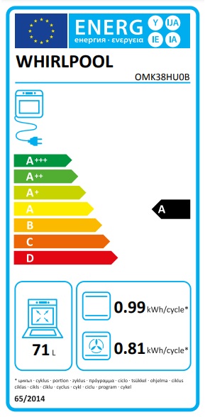 Духова шафа Whirlpool OMK38HU0B