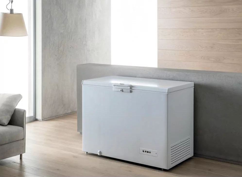 Морозильна скриня Whirlpool, 390л, А+, ST, білий