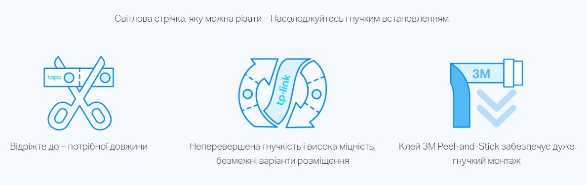 Розумна багатобарвна Wi-Fi стрічка TP-LINK TAPO L930-10