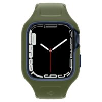 Чохол та ремінець 2в1 Spigen для Apple Watch 45mm Liquid Air Pro, Moss Green (ACS04408)