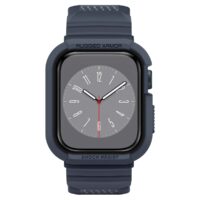 Чохол та ремінець 2в1 Spigen для Apple Watch 45mm/44mm Rugged Armor Pro, Charcoal Gray (ACS00819)