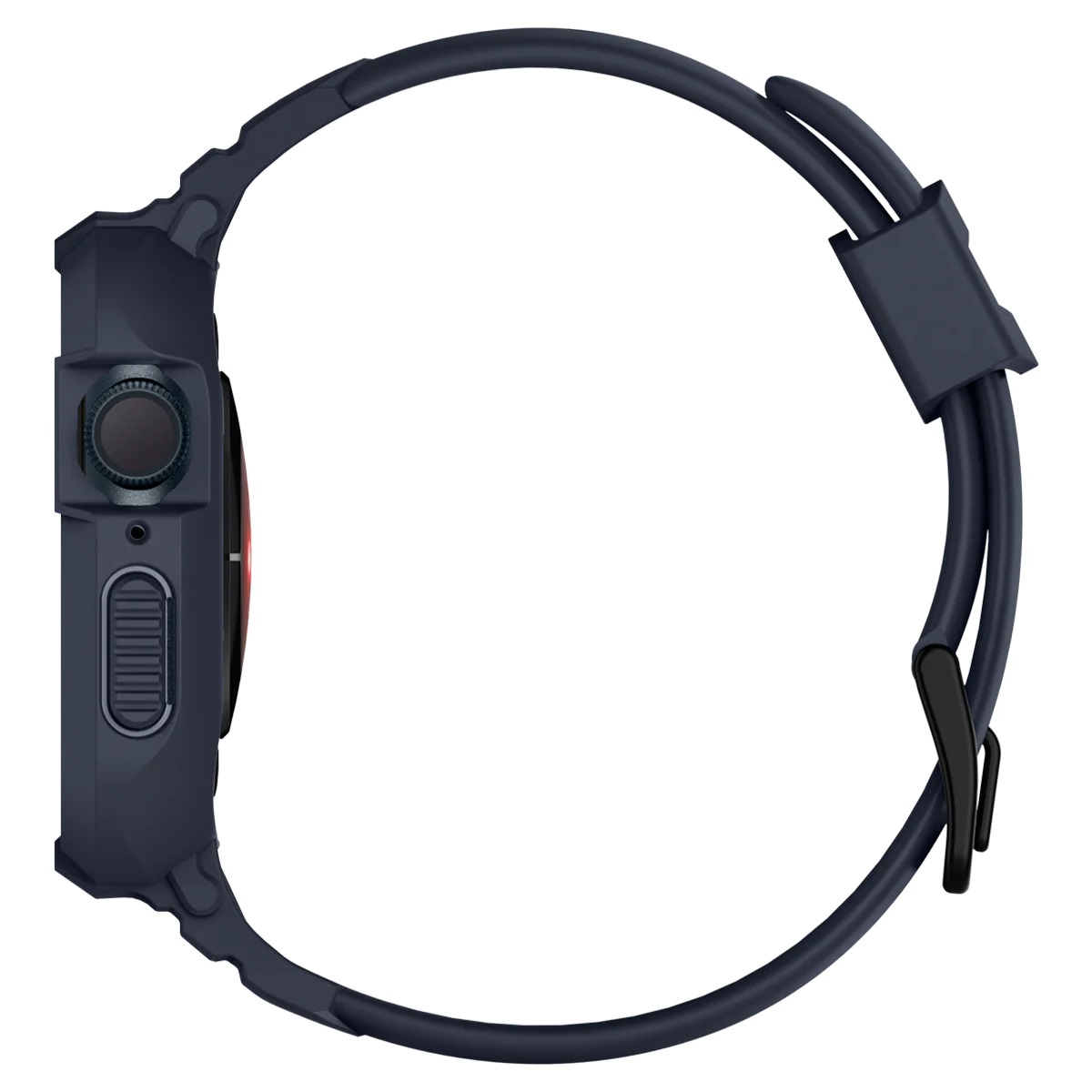 Чохол та ремінець 2в1 Spigen для Apple Watch 45mm/44mm Rugged Armor Pro, Charcoal Gray (ACS00819)