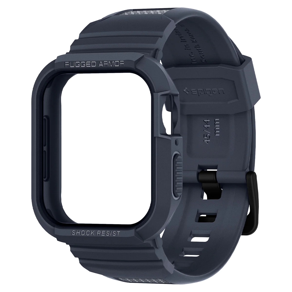 Чохол та ремінець 2в1 Spigen для Apple Watch 45mm/44mm Rugged Armor Pro, Charcoal Gray (ACS00819)