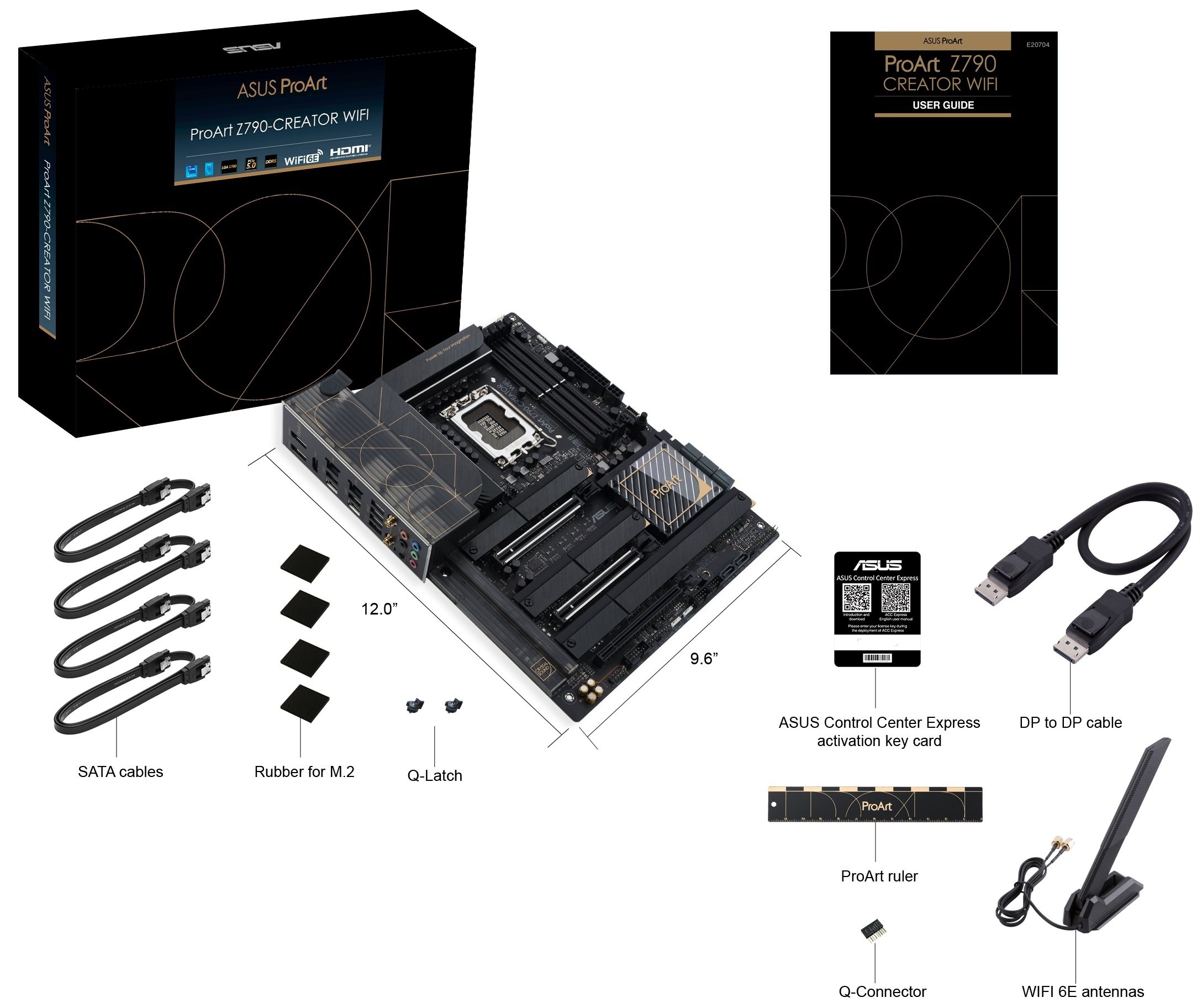 Материнська плата ASUS PROART Z790-CREATOR WIFI s1700 Z790 4xDDR5 M.2 HDMI-Thunderbolt Wi-Fi BT ATX