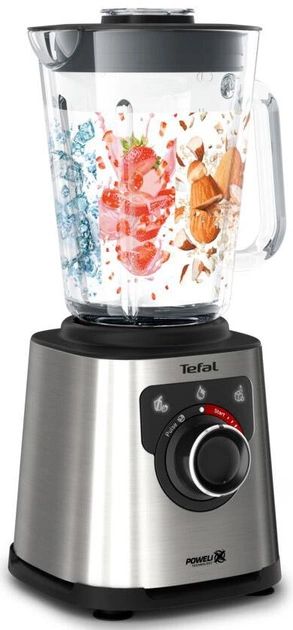 Блендер Tefal стаціонарний Perfect mix+ 1200Вт, чаша-1750мл, скло, сталь-чорний