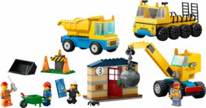 LEGO 60391 City Будівельна вантажівка та кулястий кран-таран