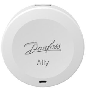 Датчик Danfoss Ally Room Sensor, кімнатний, виносний, CR2450, Zigbee, білий