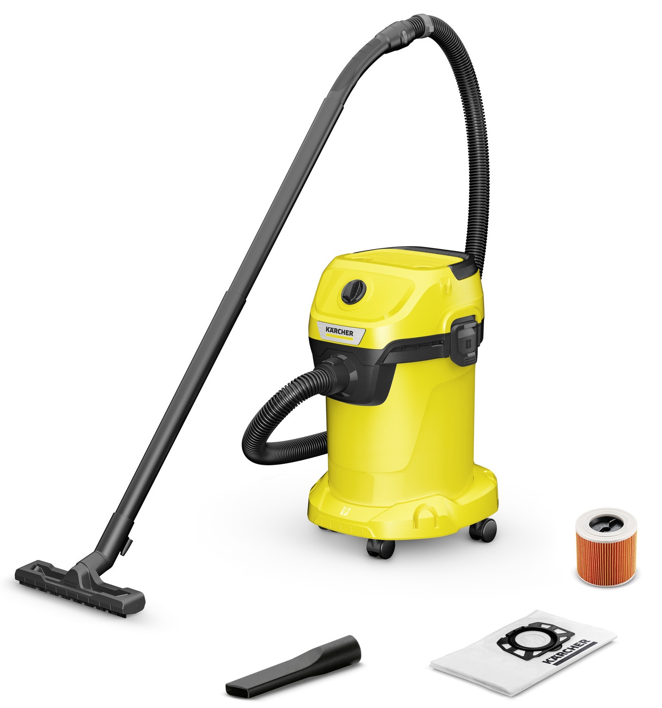 Пилосос професійний Karcher WD 3 V-19/6/20, 1000Вт, контейнер 19л, 4.8кг