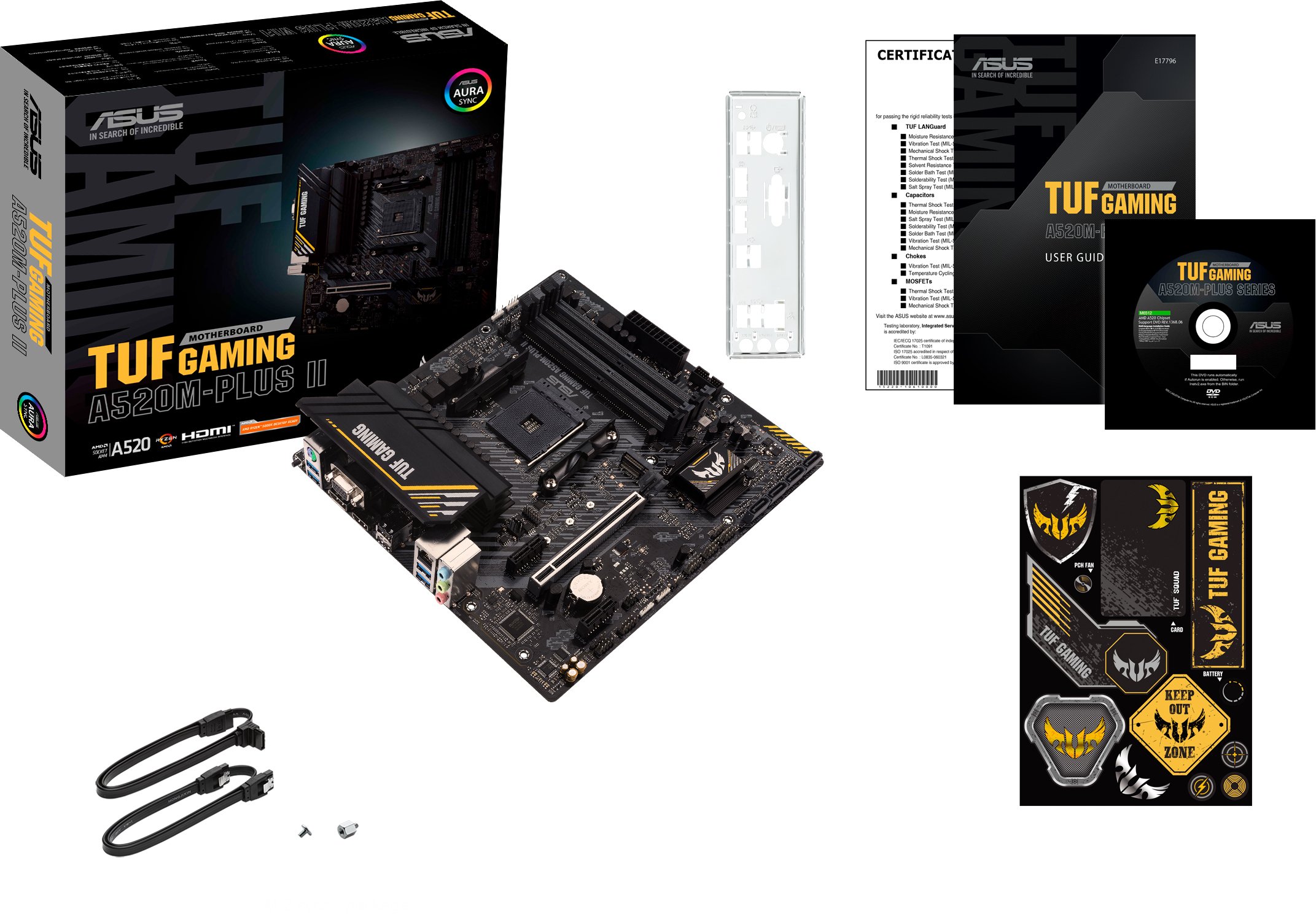 Материнская плата ASUS TUF GAMING A520M-PLUS II (90MB17G0-M0EAY0)