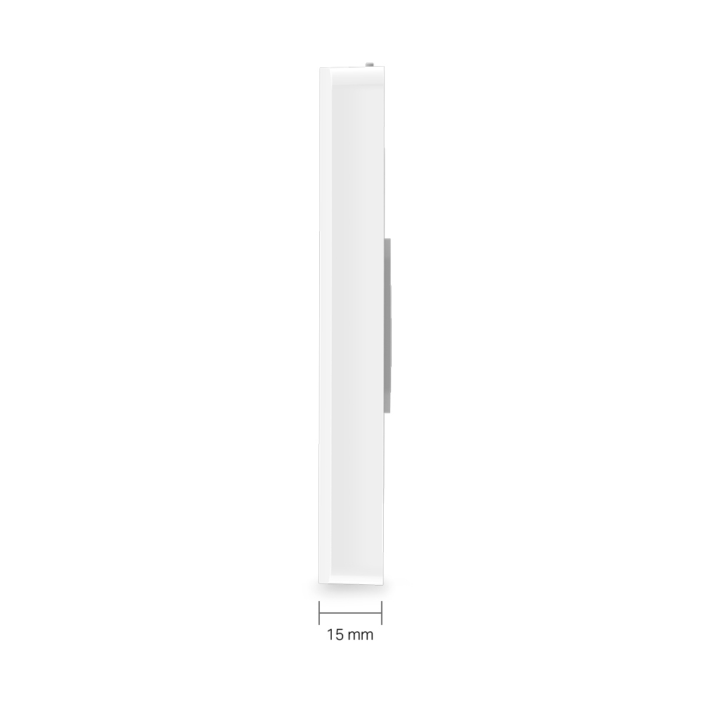 Точка доступу TP-LINK EAP615 WALL AX1800,  1xGE, 3xGE out, PoE