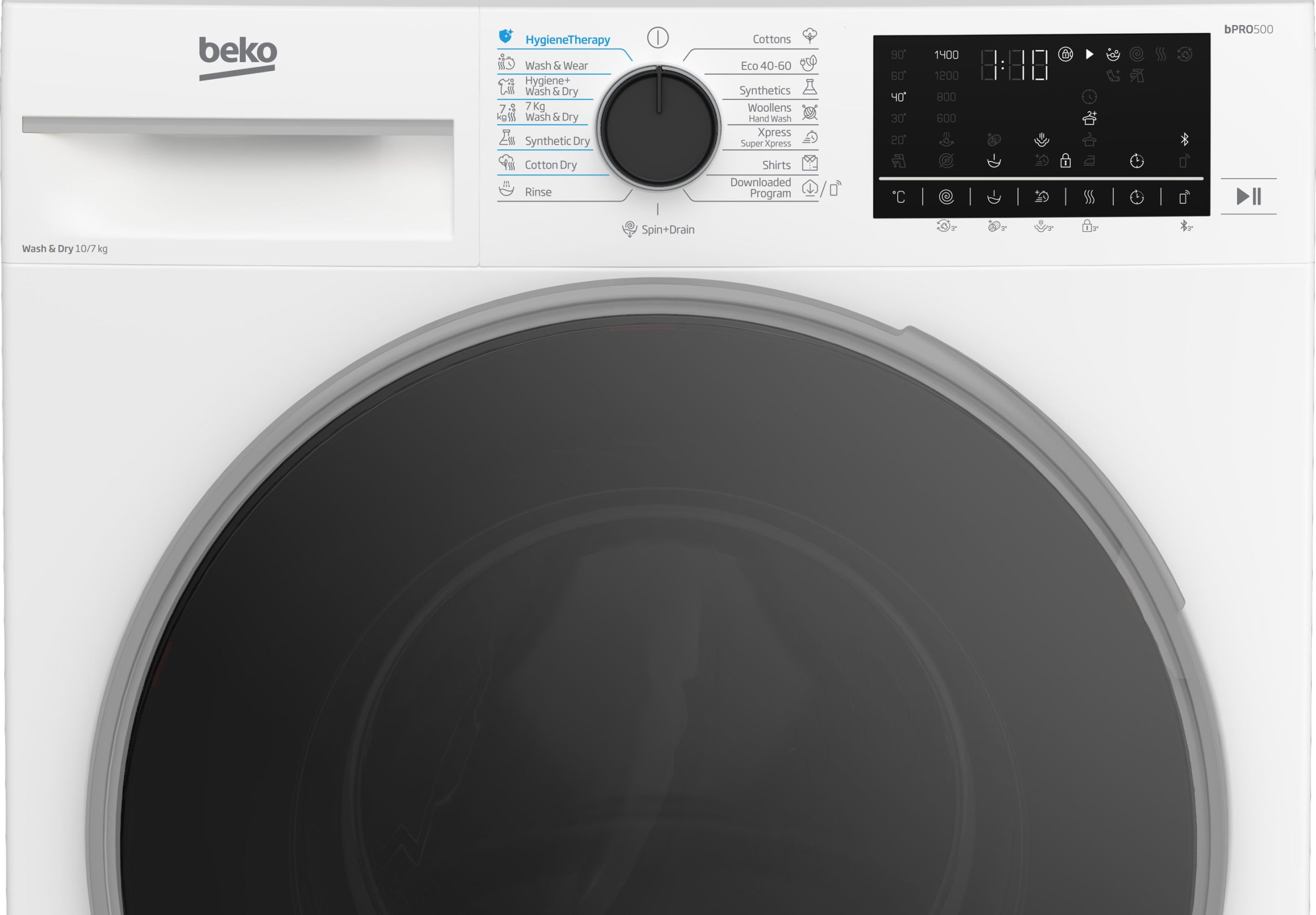 Прально-сушильна машина Beko B5DFT510457WPB