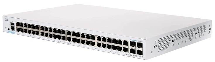 Комутатор Cisco CBS220 Smart 48-port GE, 4x1G SFP (CBS220-48T-4G-EU)