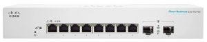 Комутатор Cisco CBS220 Smart 8-port GE, Ext PS, 2x1G SFP (CBS220-8T-E-2G-EU)