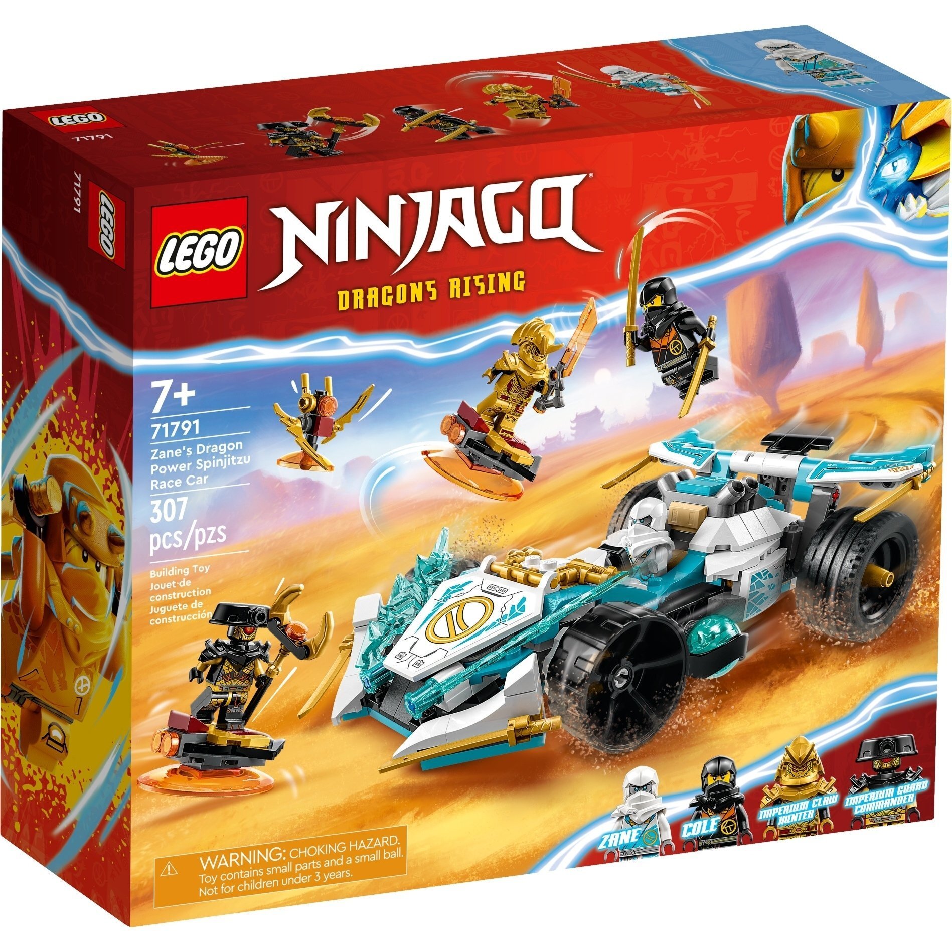 LEGO 71791 Ninjago Сила дракона Зейна: Гоночний автомобіль Кружитцу