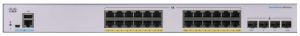 Комутатор Cisco CBS250 Smart 24-port GE, PoE, 4x1G SFP (CBS250-24P-4G-EU)