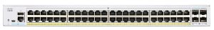 Комутатор Cisco CBS250 Smart 48-port GE, PoE, 4x1G SFP (CBS250-48P-4G-EU)