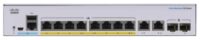 Комутатор Cisco CBS250 Smart 8-port GE, PoE, Ext PS, 2x1G Combo (CBS250-8P-E-2G-EU)