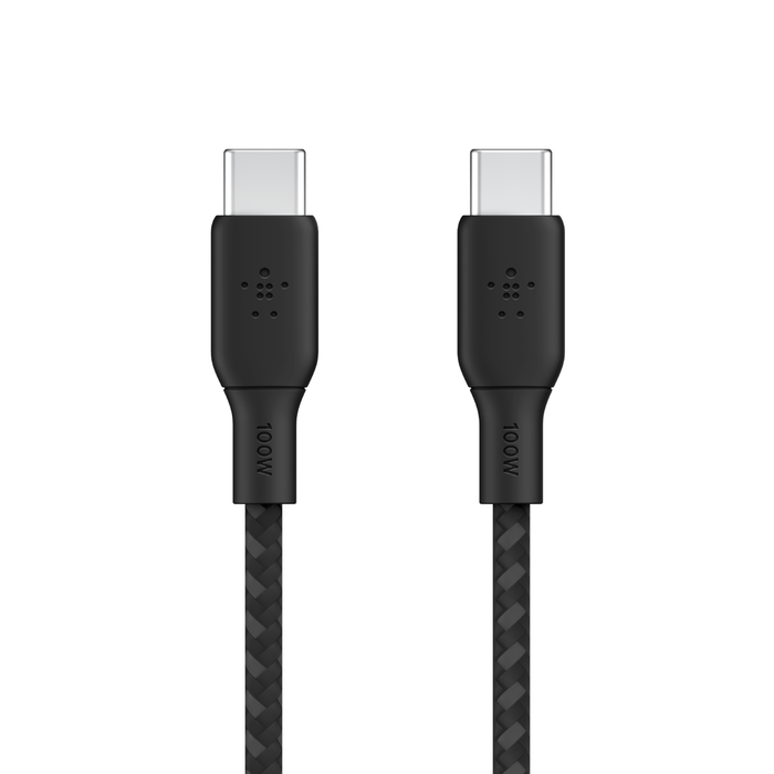 Кабель Belkin USB-C – USB-C BRAIDED 100W 3m Black