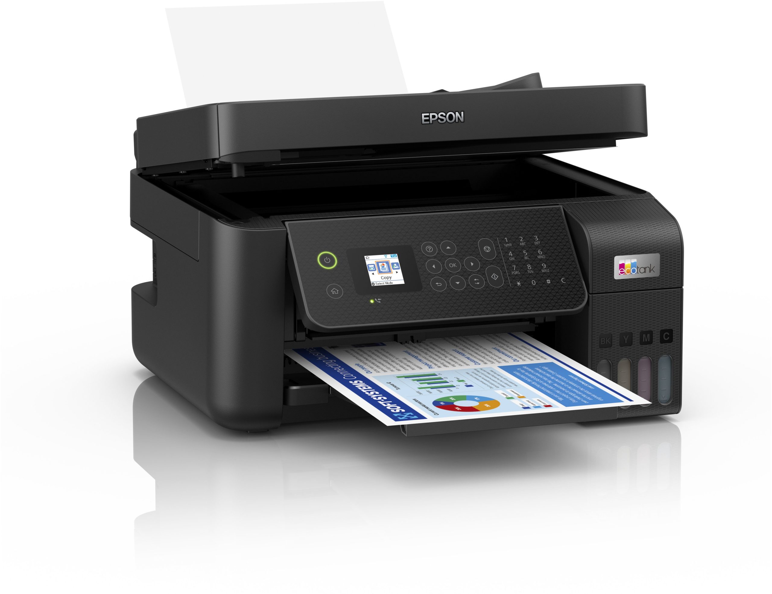 БФП струменевий Epson EcoTank L5290 з WI-FI (C11CJ65407)