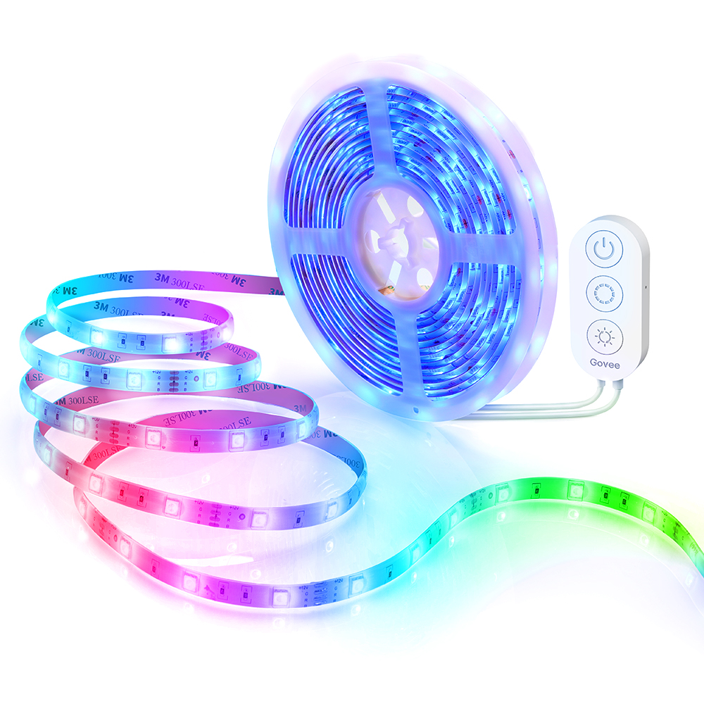 Стрічка світлодіодна розумна Govee H6110 LED Strip Lights, 10м, RGB, WI-FI/Bluetooth, білий