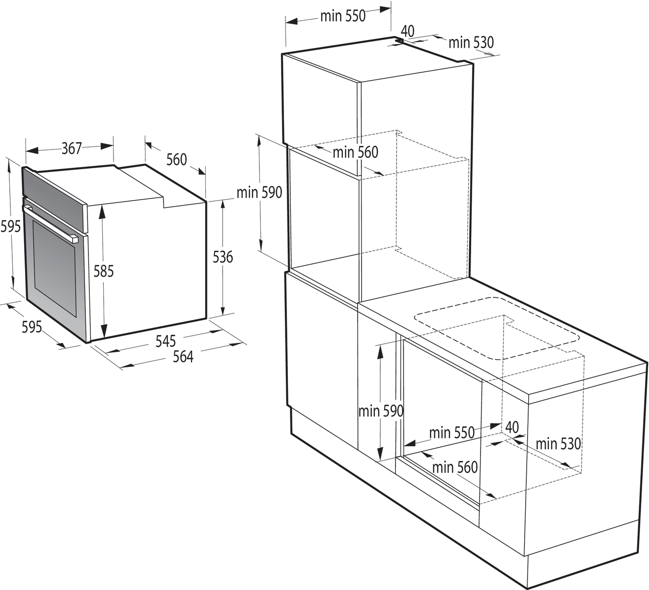 Духова шафа Gorenje BOS6737SYB