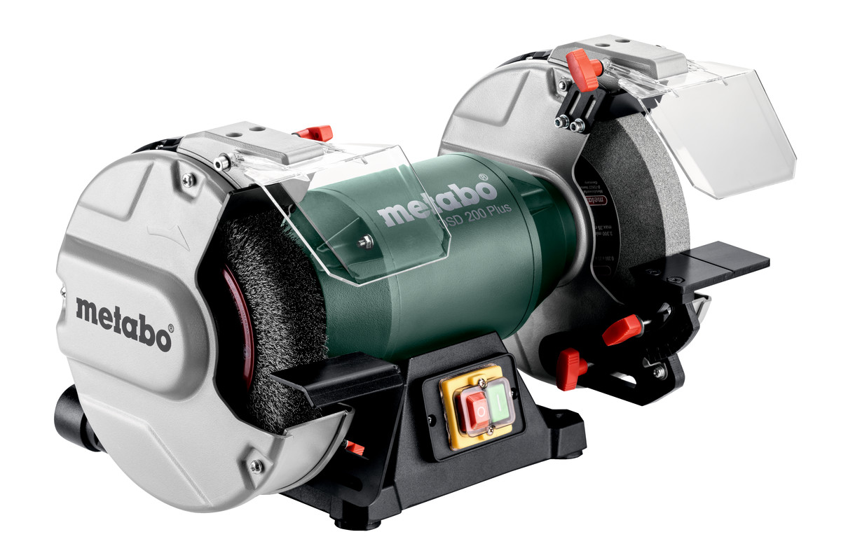 Верстат заточувальний Metabo DSD 200 PLUS, 750Вт, коло 200x25, 2980об/хв, 17.8кг