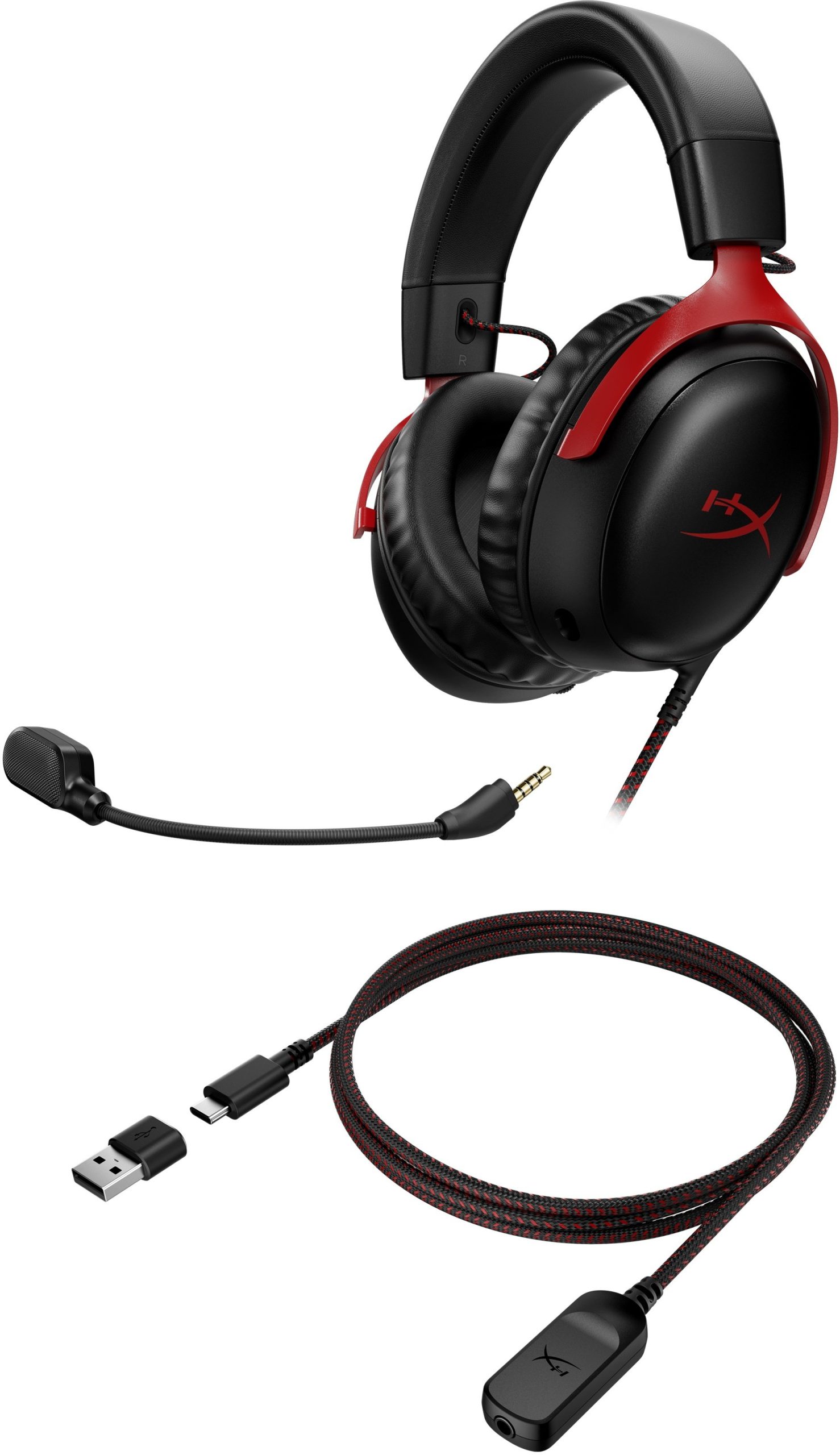 Ігрова гарнітура HyperX Cloud III Black-Red (727A9AA)