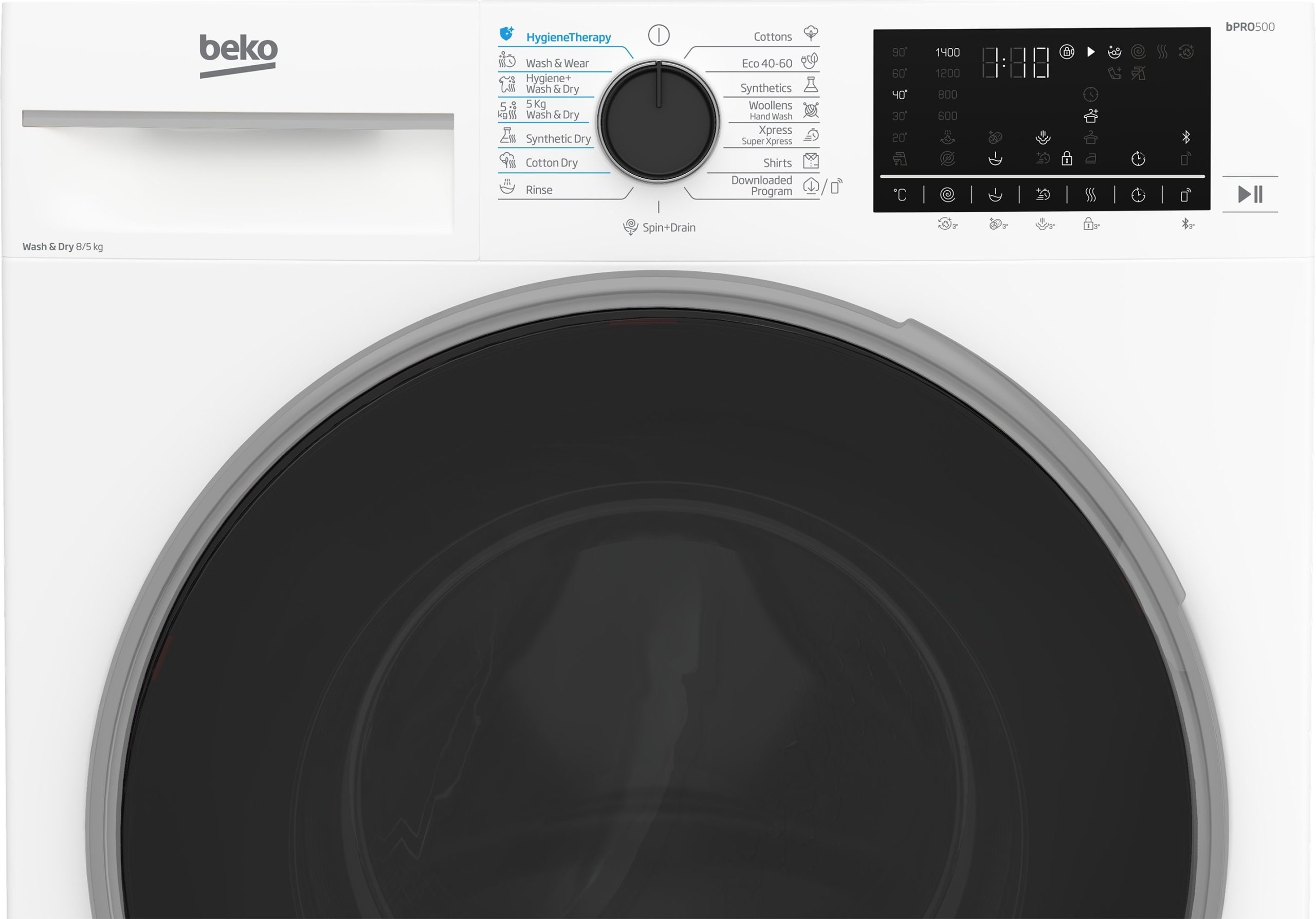 Прально-сушильна машина Beko B5DFT58447W